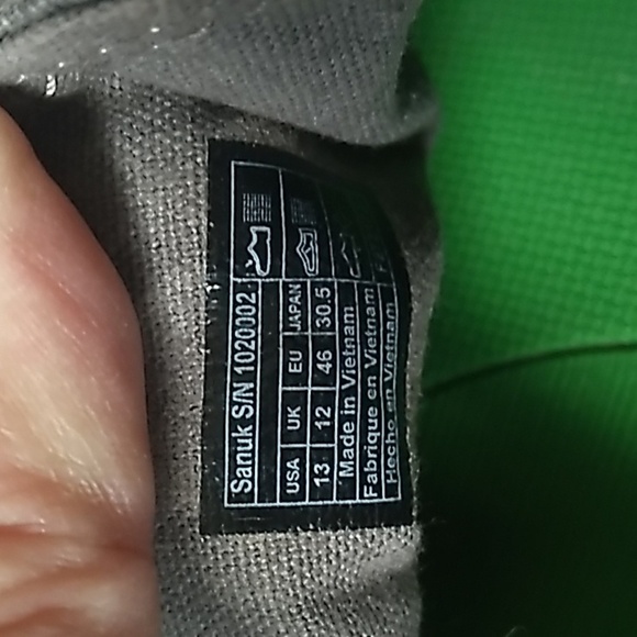 Sanuk Vagabond Tripper Grain Slub Slip-On Moccasin Size 13 - Picture 5 of 7